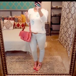 LC Lauren Conrad Winter White Sweater